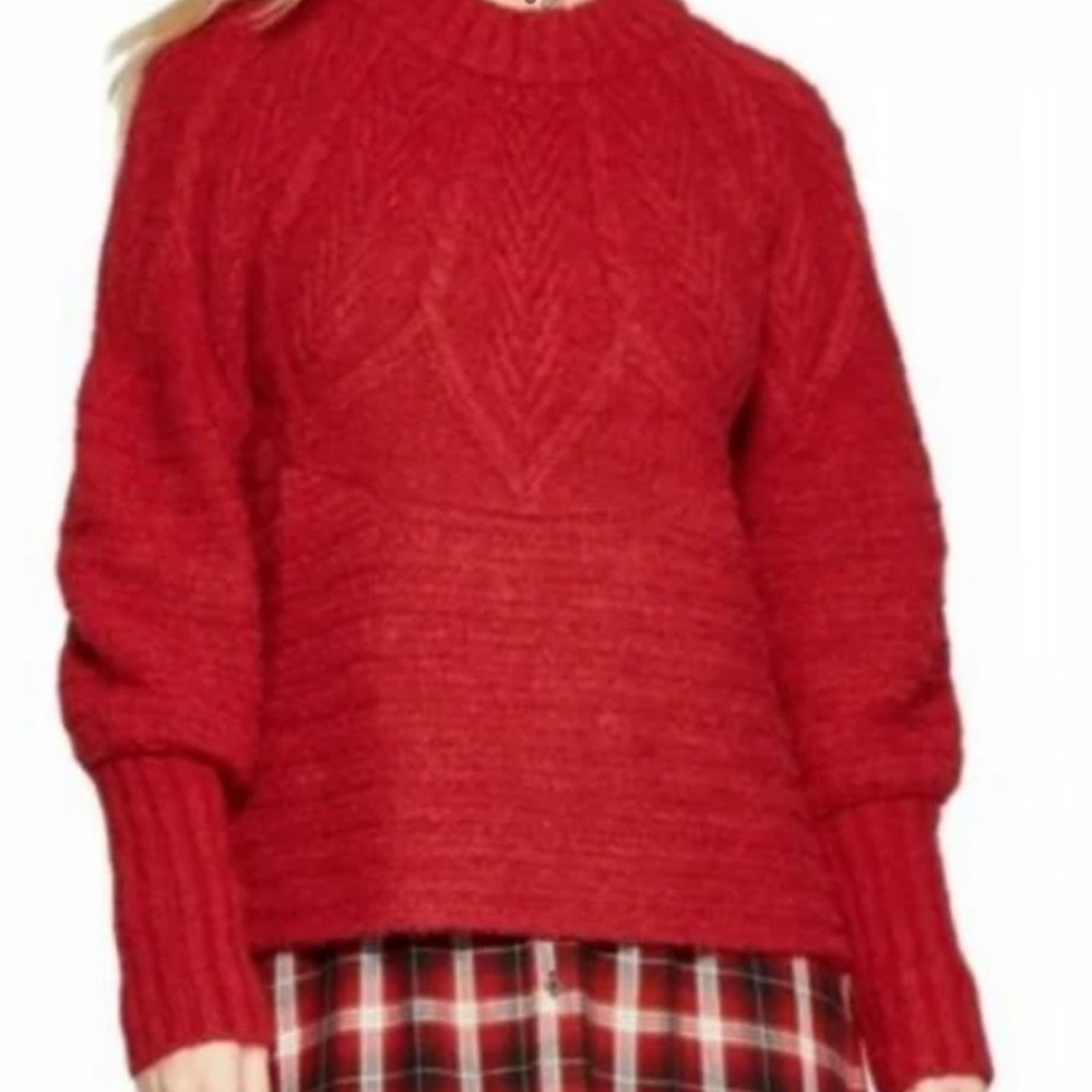 Universal Thread balloon sleeve soft sweater Size small